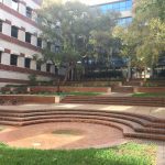 Academic Research Building courtyard