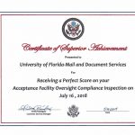 Certificate of Superior Achievement