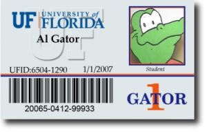 Gator 1 Card