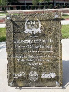 UFPD Presented with First Place Traffic Safety Award » Business Affairs