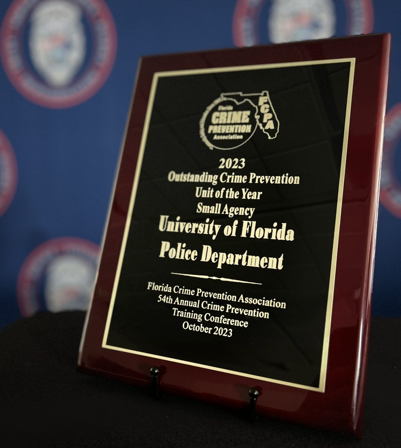 UFPD Awarded Crime Prevention Unit of the Year – UF Business Affairs